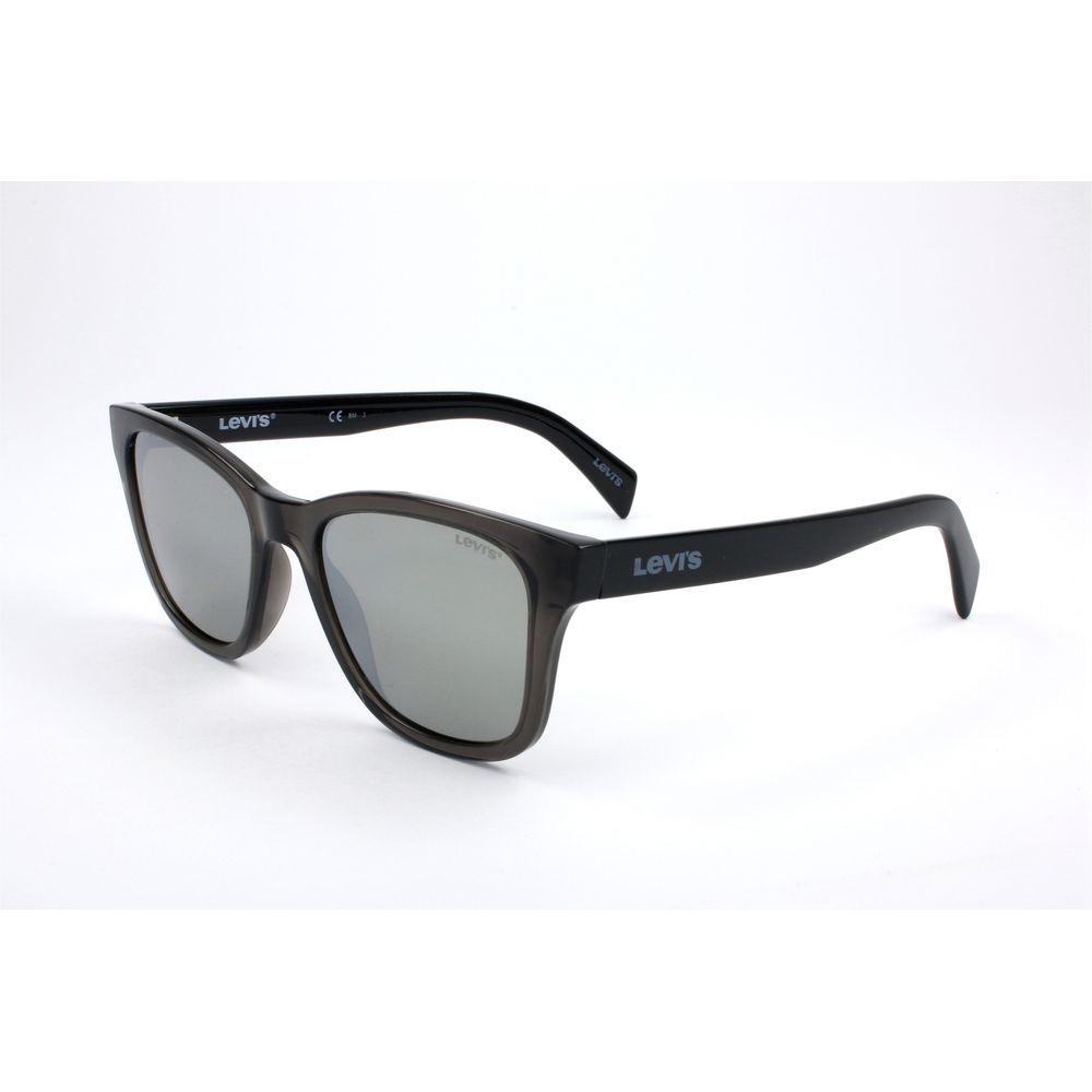Levi's Unisex Transparent Resin Sunglasses – Stylish Grey Lenses