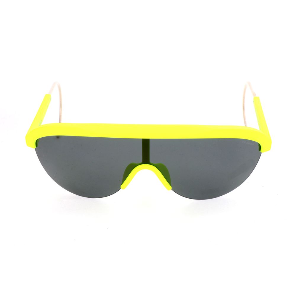 Polaroid Unisex Yellow Resin Sunglasses – Retro Full-Rim Frame