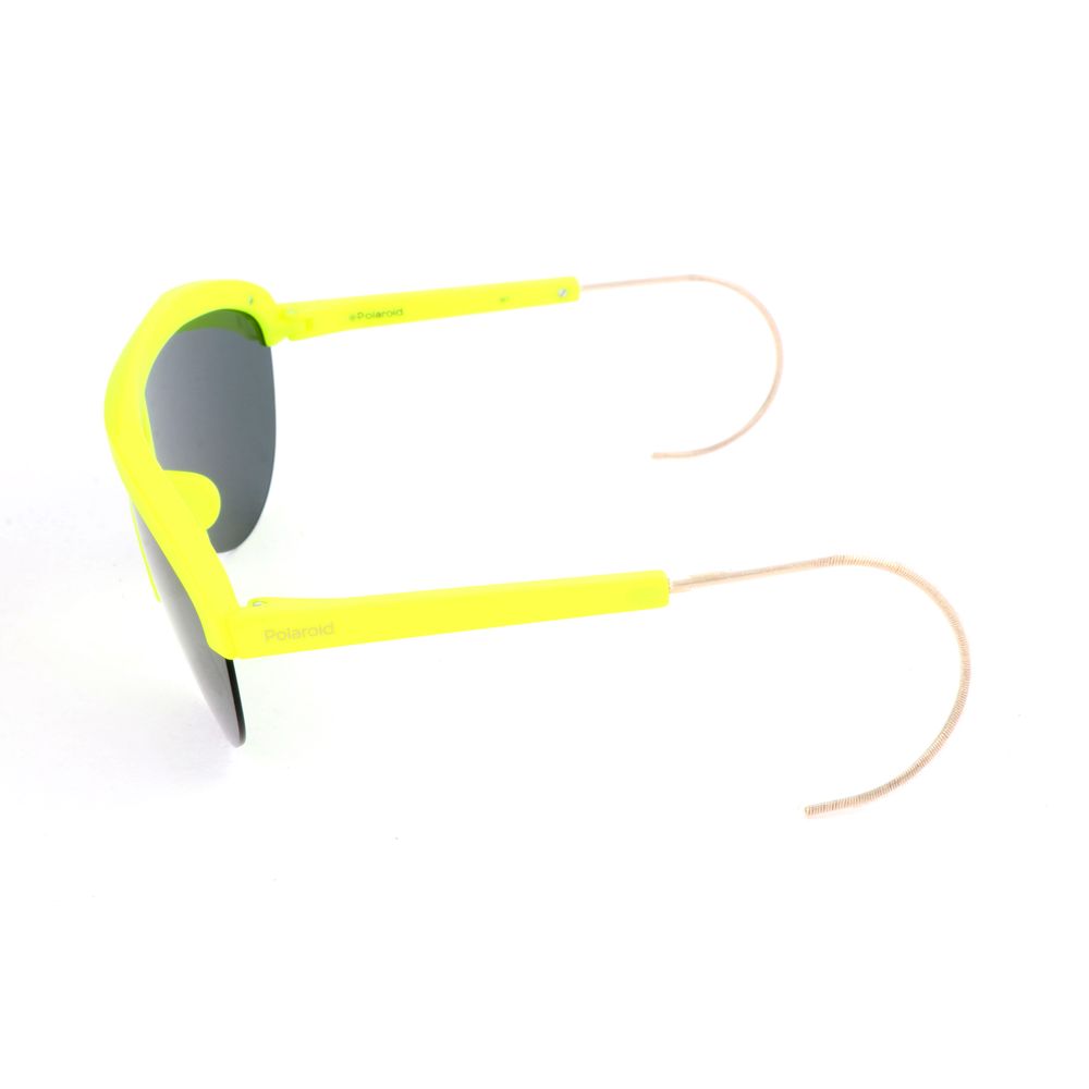 Polaroid Unisex Yellow Resin Sunglasses – Retro Full-Rim Frame