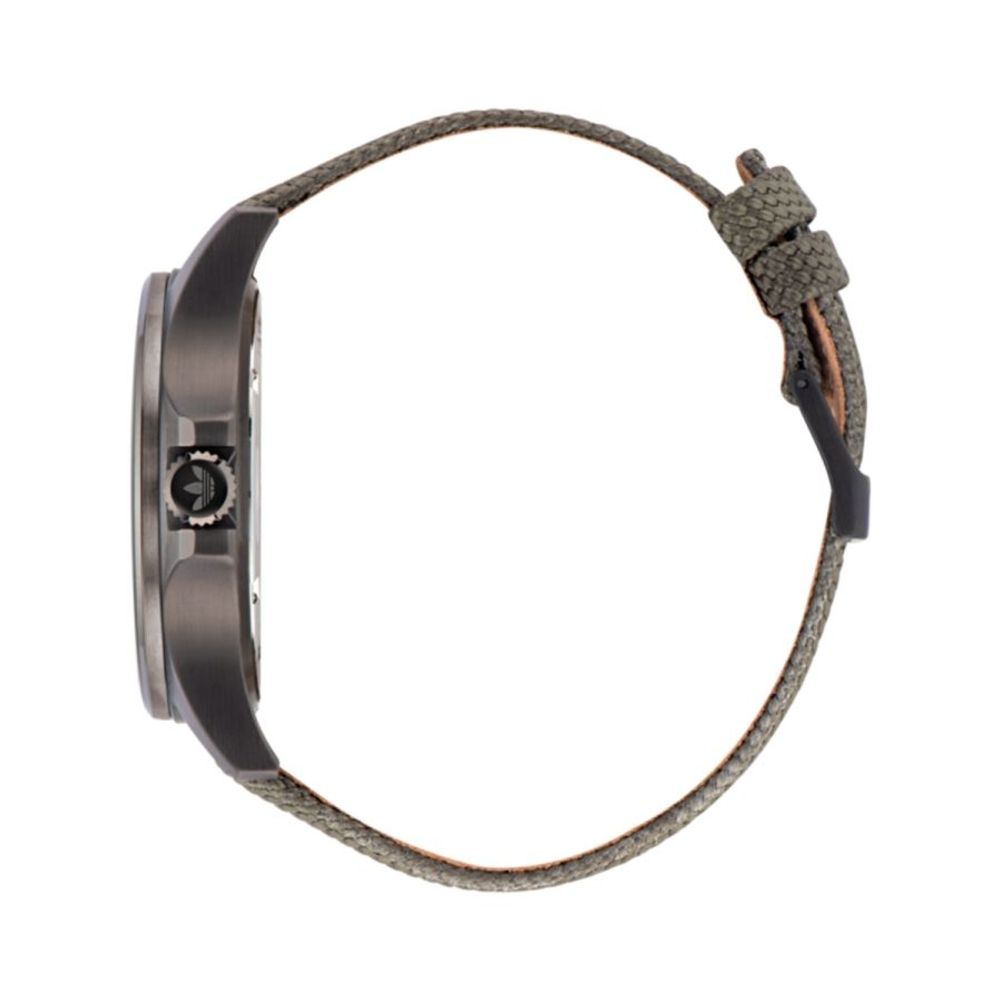 Adidas Green Fabric Quartz Sports Watch