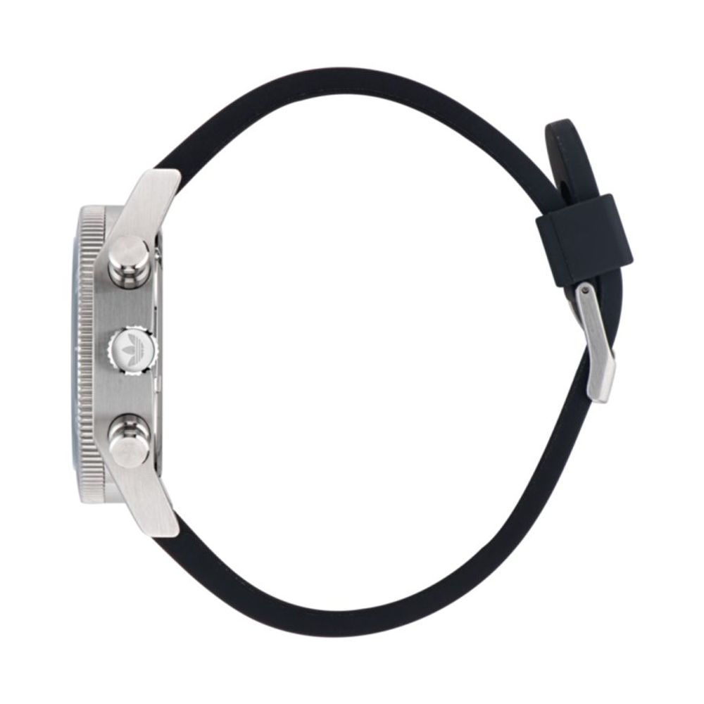 Adidas Black Silicone Analogue Quartz Watch