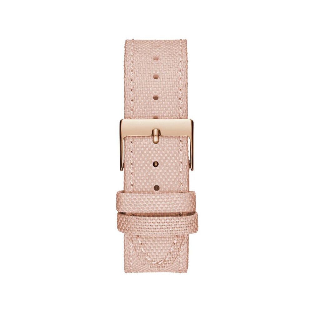 Guess Women’s Watch, Grey Dial, Pink Leather Strap