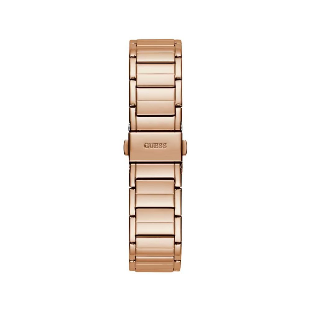 Guess Women’s Watch, Multifunction Dial, Pink Stainless Steel