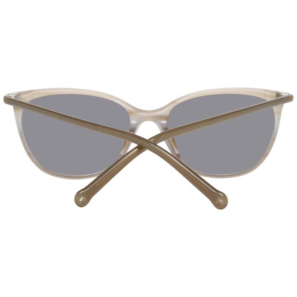 Hally&Son Unisex Brown Plastic Sunglasses – Stylish UV Protection
