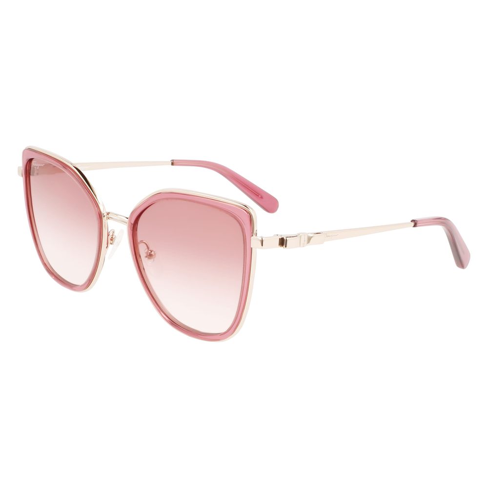 Ferragamo Women's Multicolor Metal Sunglasses – Pink, 54mm