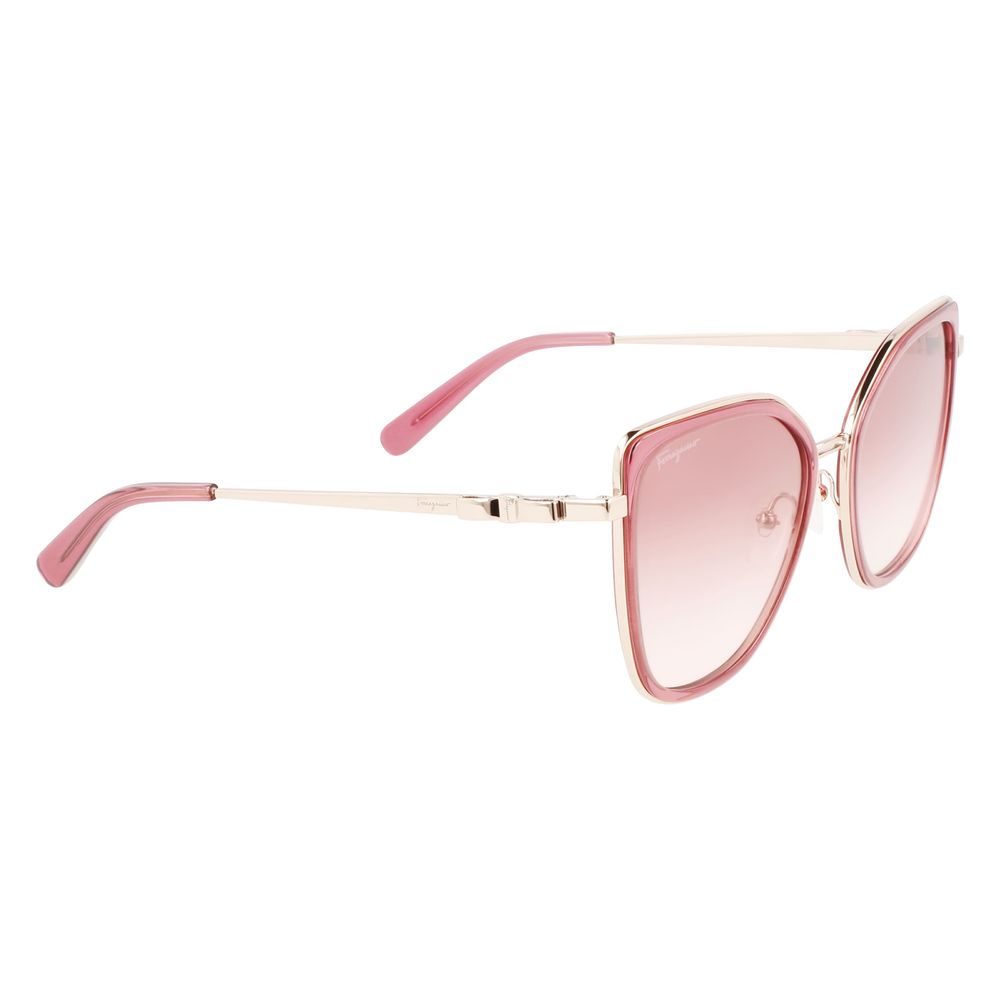 Ferragamo Women's Multicolor Metal Sunglasses – Pink, 54mm