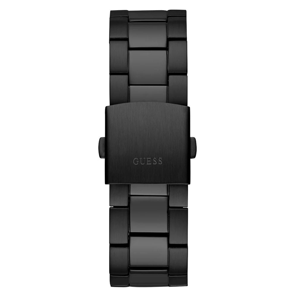 Guess Men's Black Stainless Steel Analog Watch