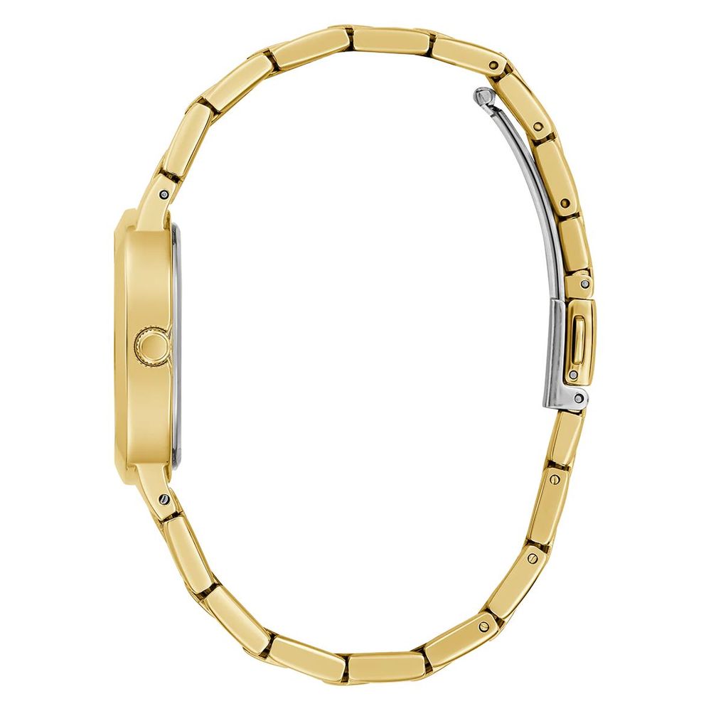 Guess Men's Watch, Analog Dial, Gold Stainless Steel Bracelet