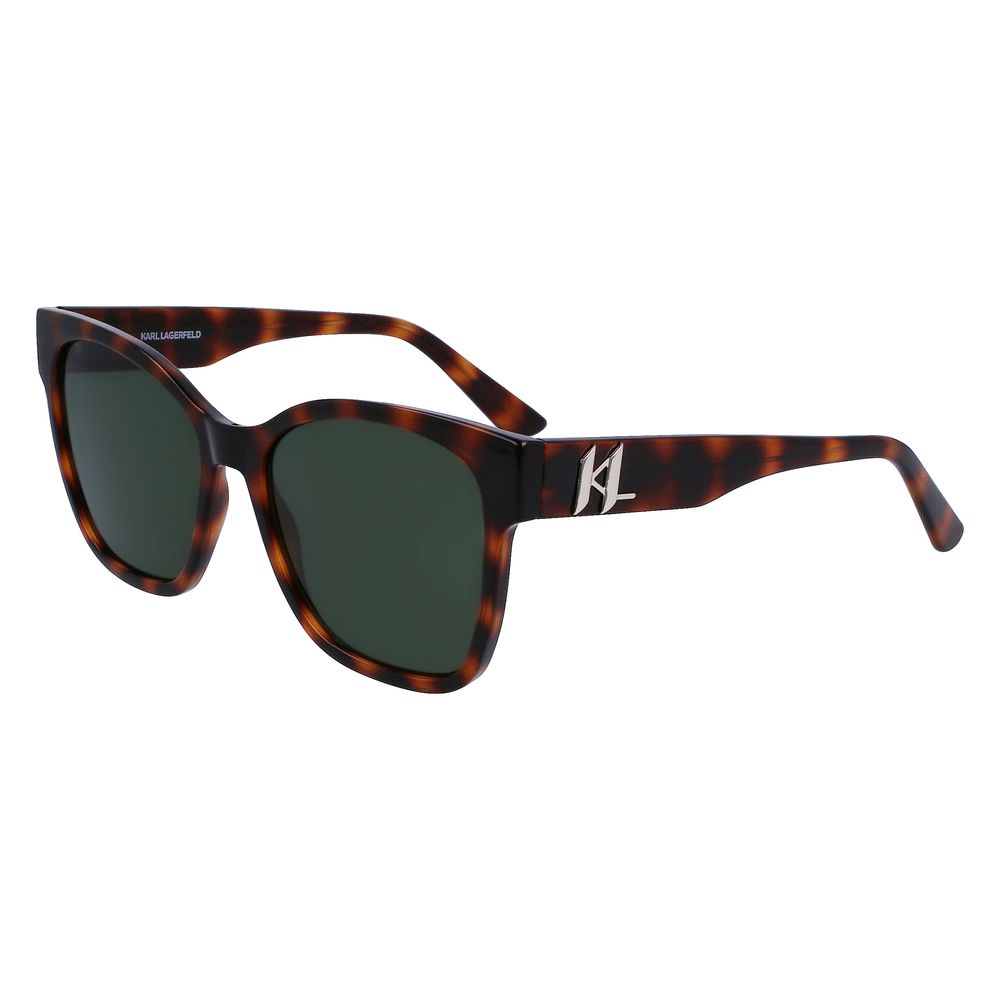 Karl Lagerfeld Women’s Sunglasses – Brown Injected Frame, 55mm