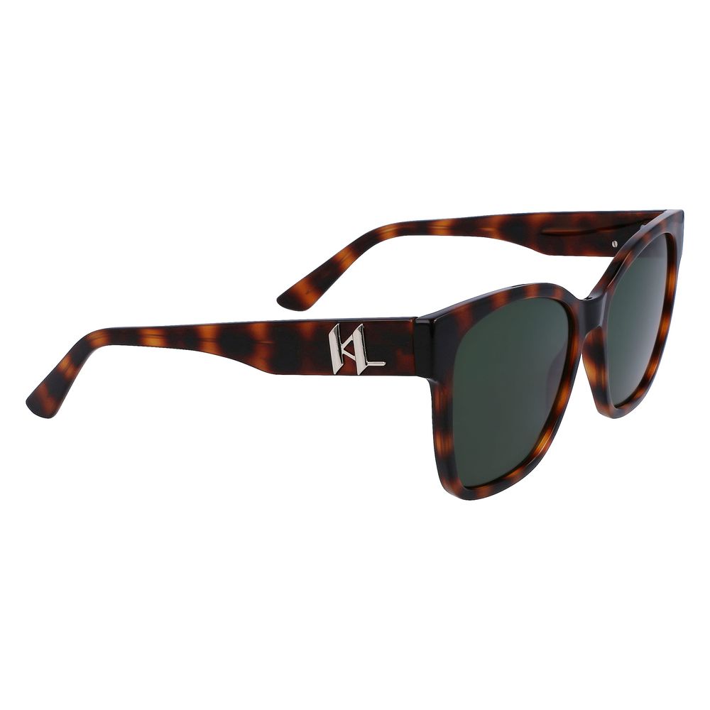 Karl Lagerfeld Women’s Sunglasses – Brown Injected Frame, 55mm