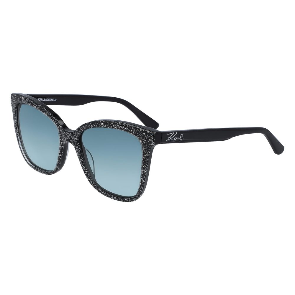 Karl Lagerfeld Women's Sunglasses – Black Acetate Frame, 54mm