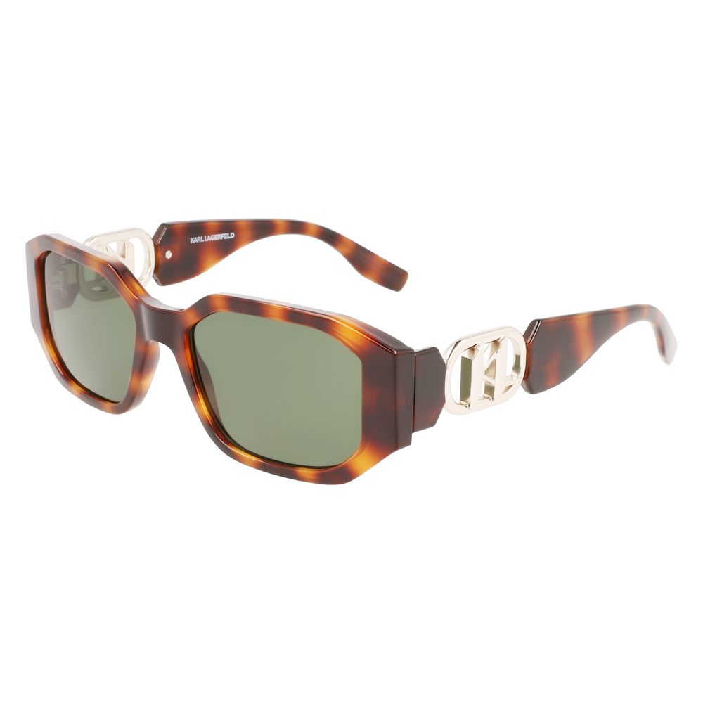 Karl Lagerfeld Women’s Sunglasses – Brown Injected Frame, 55mm