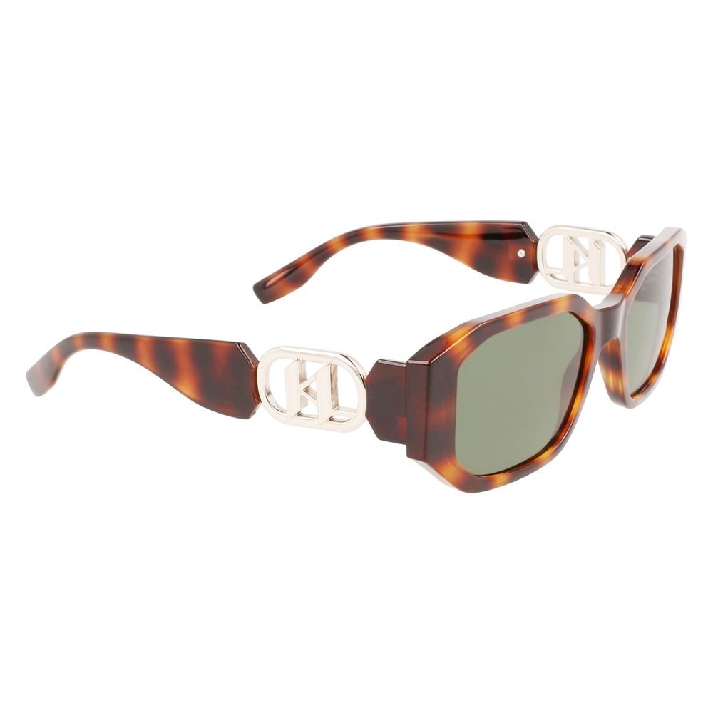 Karl Lagerfeld Women’s Sunglasses – Brown Injected Frame, 55mm