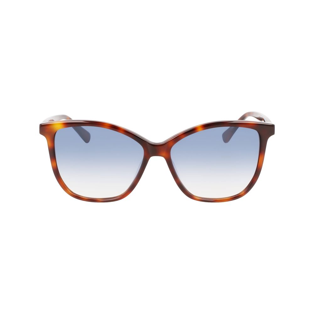 Longchamp Women’s Acetate Sunglasses – Brown Frame, 57mm