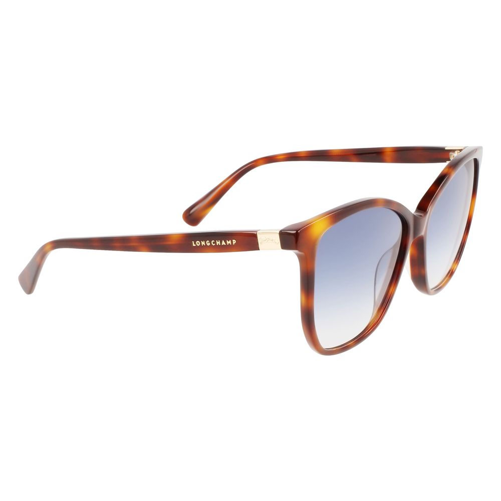 Longchamp Women’s Acetate Sunglasses – Brown Frame, 57mm