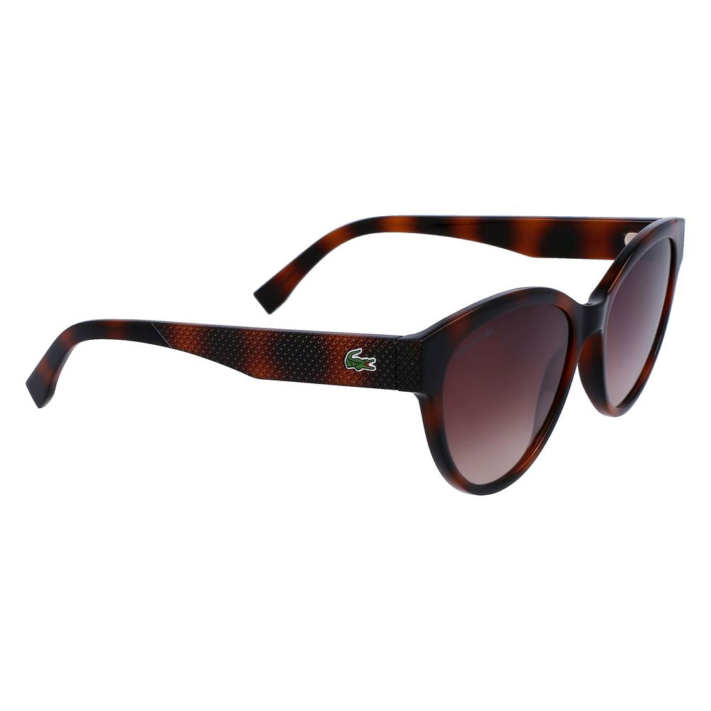 Lacoste Women’s Brown Injected Sunglasses – Stylish Protection