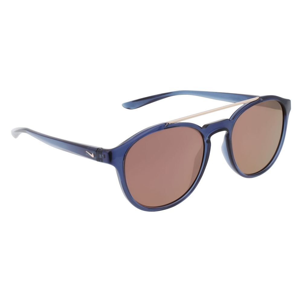 Nike Blue Injected Sunglasses – Unisex Oversized Design with 54mm Lenses