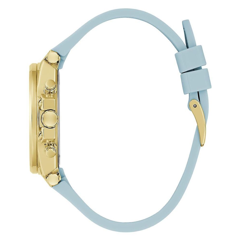 Guess Women’s Blue Silicone and Gold Analogue Watch