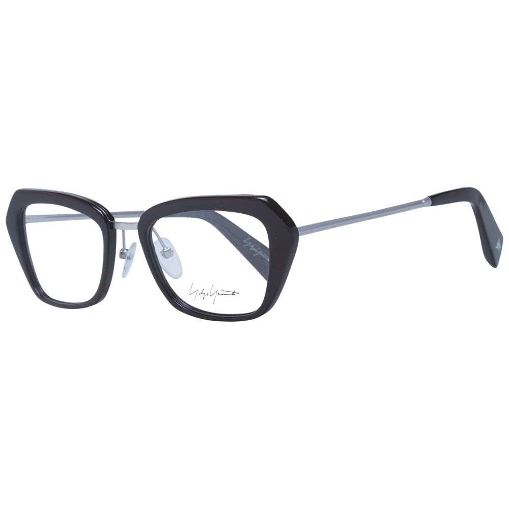 Yohji Yamamoto Women's Optical Glasses – Black Rectangle Frame, 51mm