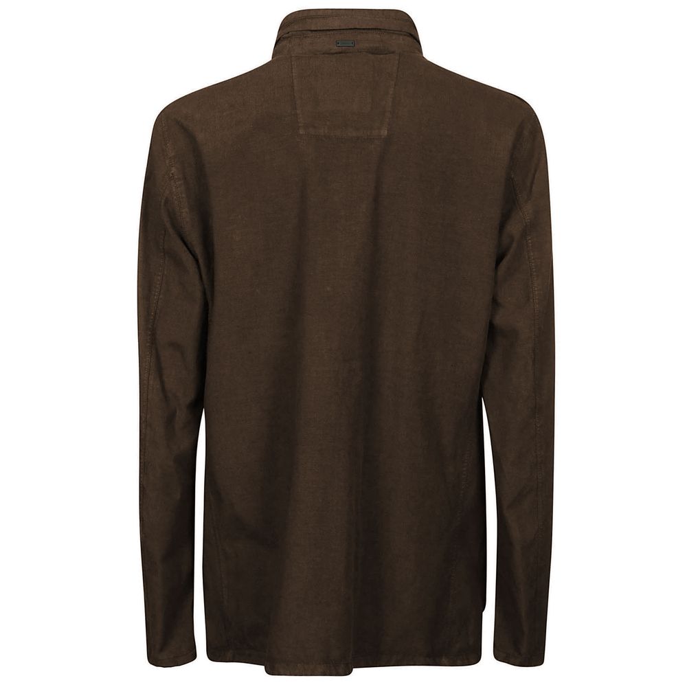 Herno Brown Linen Field Jacket