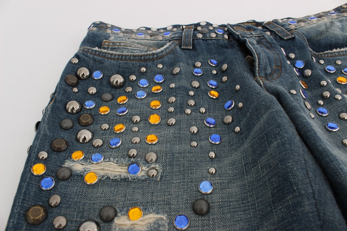 - Enchanted Sicily Crystal Embellished Jeans