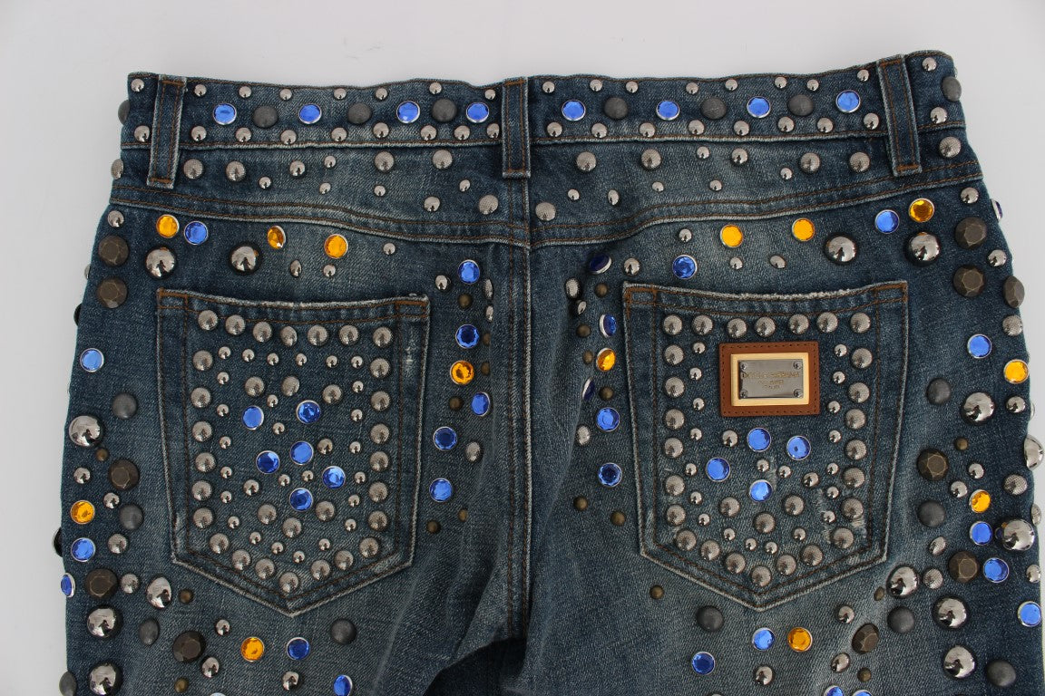 - Enchanted Sicily Crystal Embellished Jeans