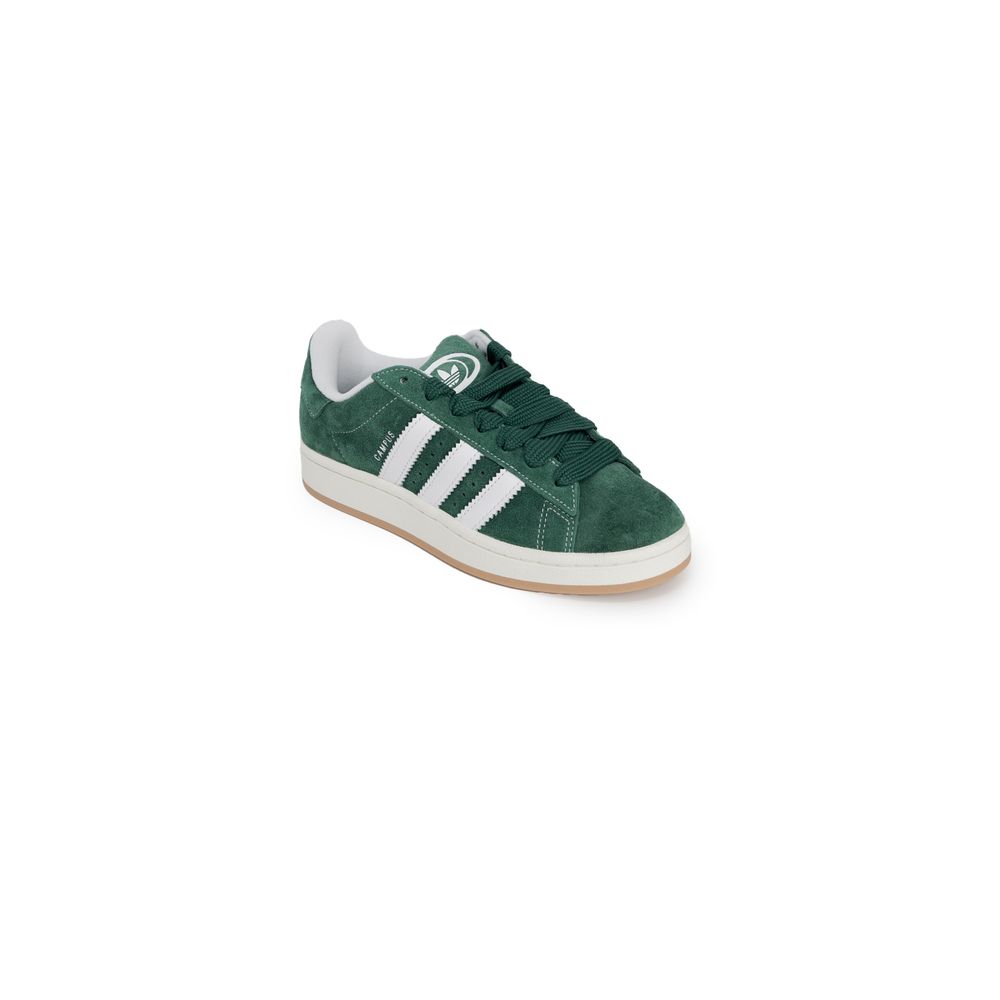 Adidas Green Suede Leather Sneakers for Men