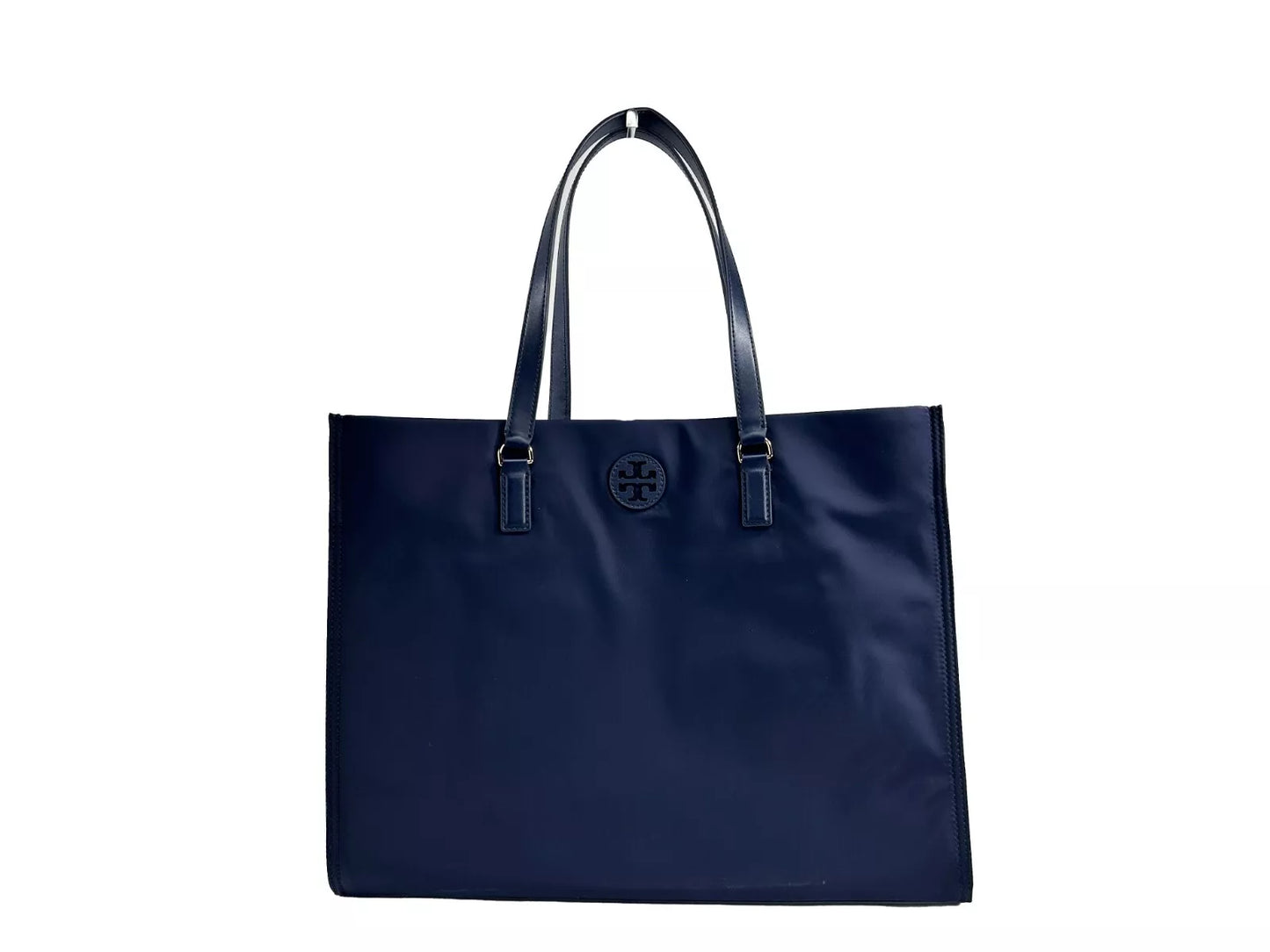 Tory Burch Navy Ella Large Nylon Tote Bag Purse