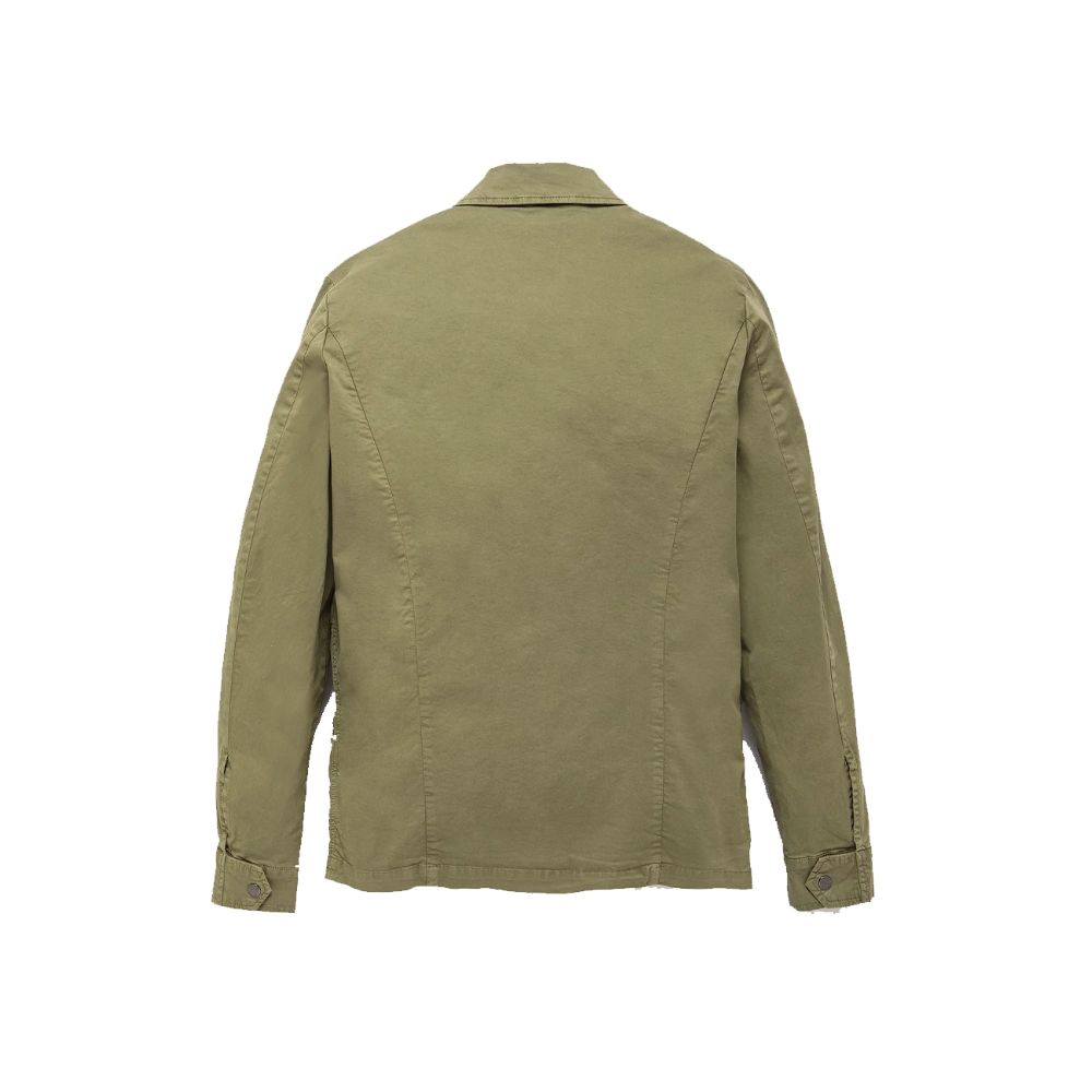 RefrigiWear Green Cotton Shirt Jacket