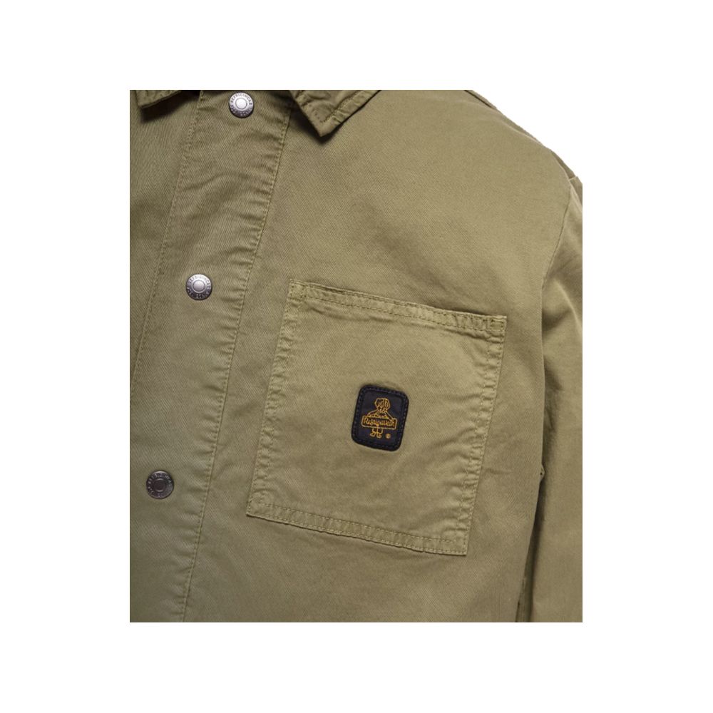 RefrigiWear Green Cotton Shirt Jacket