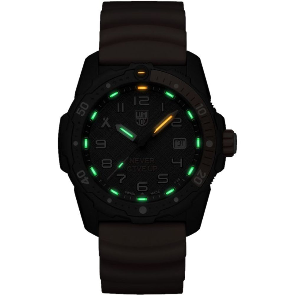 Luminox Orange Rubber Tactical Watch for Men