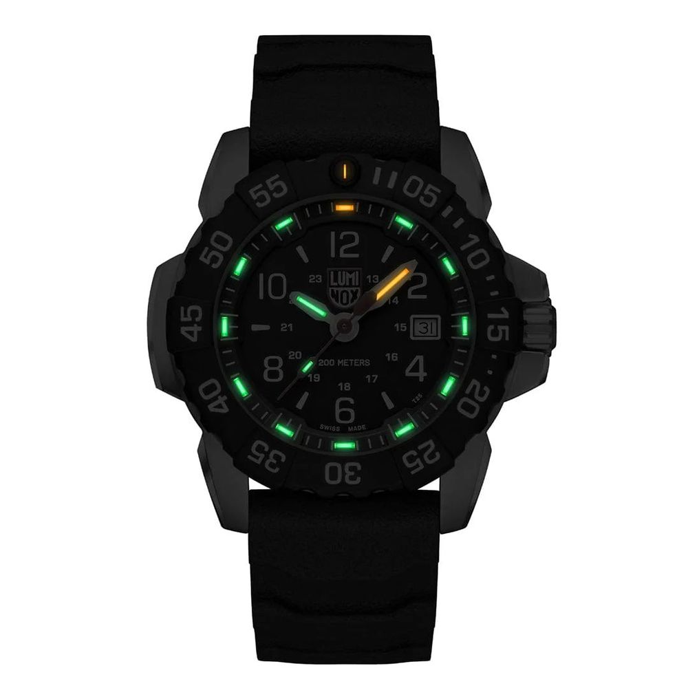 Luminox Navy SEAL Black Rubber Tactical Watch