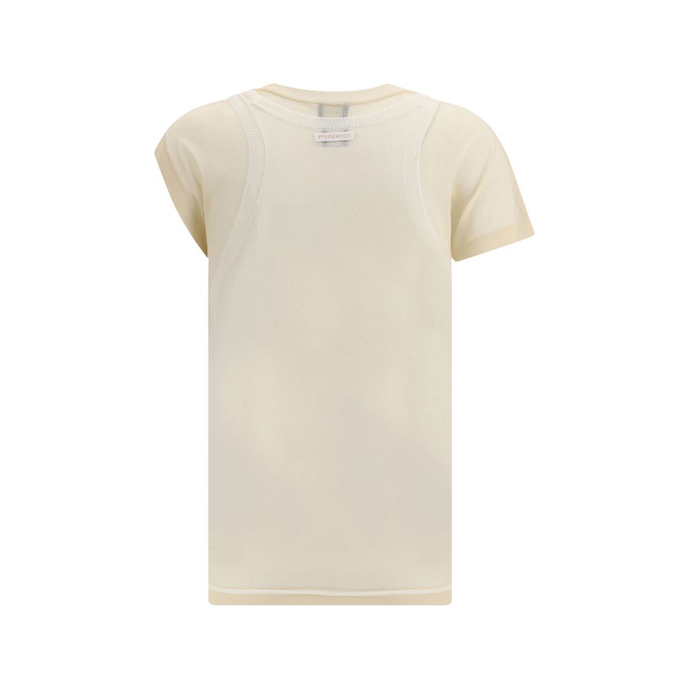 PINKO Knitted T-shirt - Modern Italian Chic