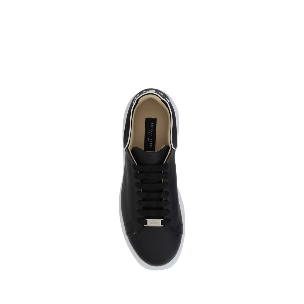 Philipp Plein Leather Sneakers - Elegance Meets Boldness