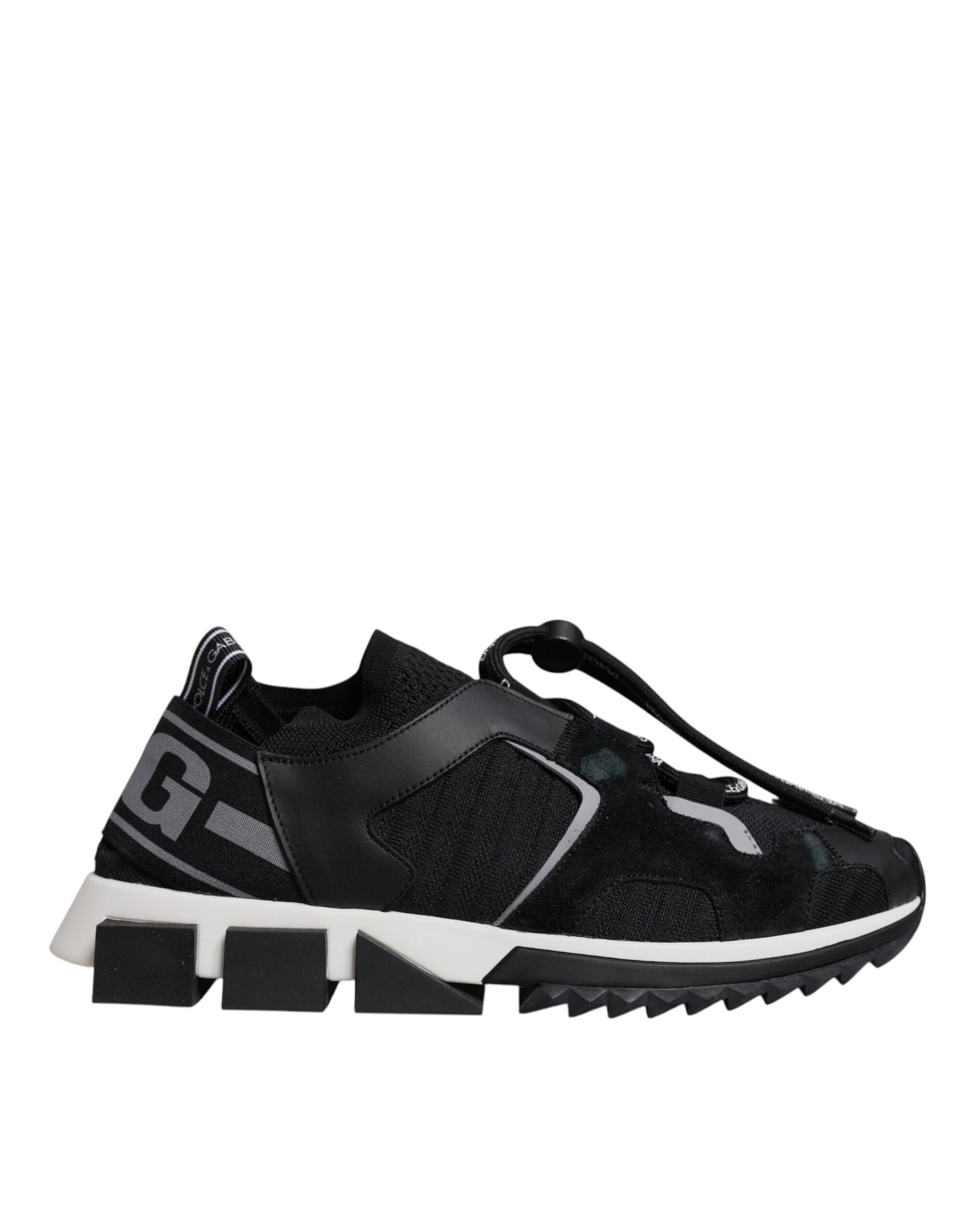 Dolce & Gabbana Women's Black Mesh Sorrento Trekking Sneakers