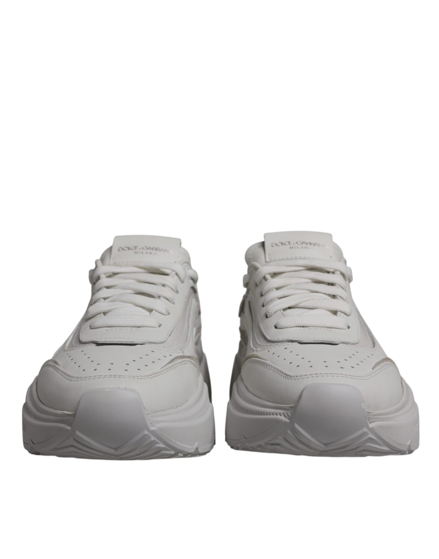 Dolce & Gabbana White Daymaster Low Top Sneakers for Men