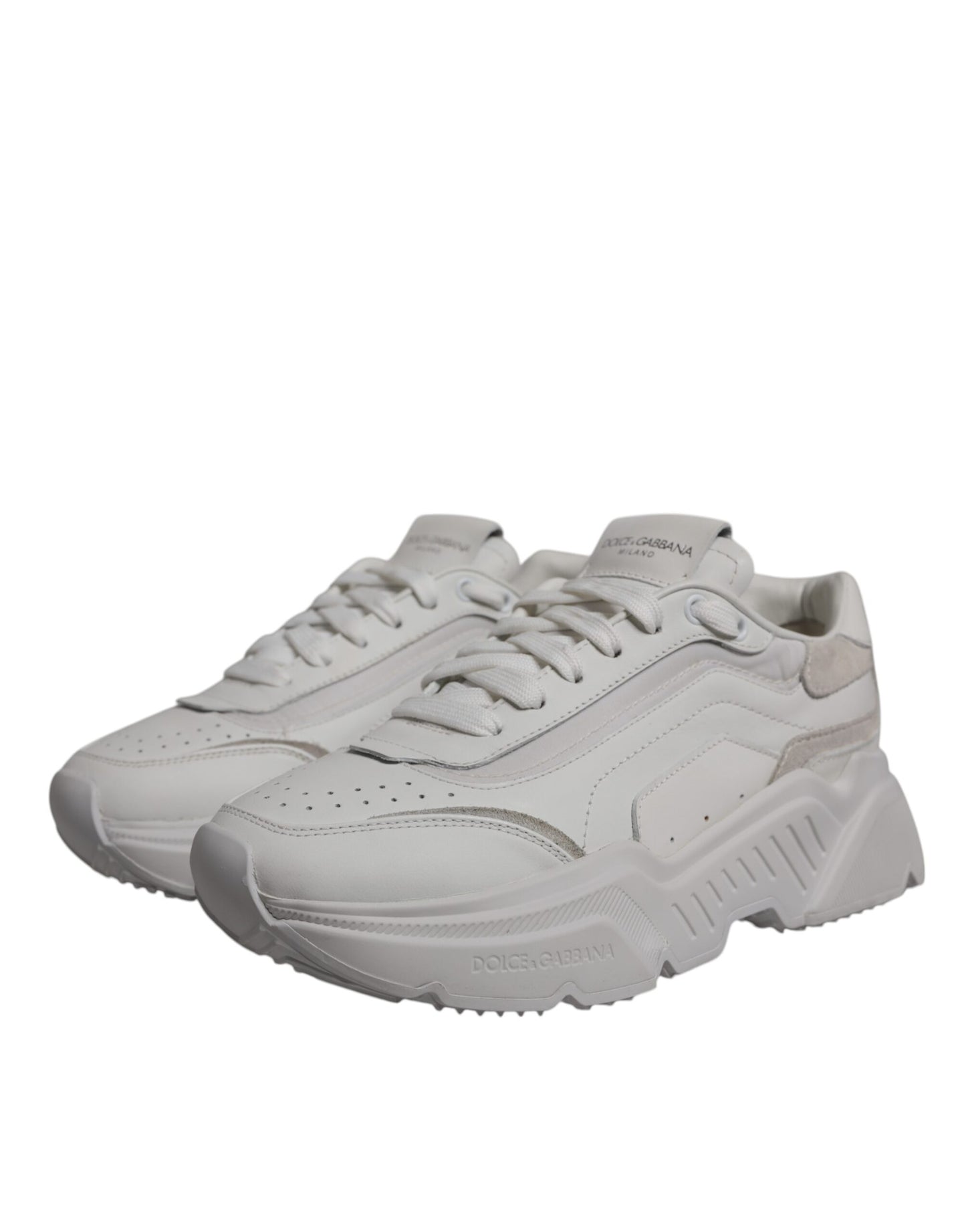 Dolce & Gabbana White Daymaster Low Top Sneakers for Men