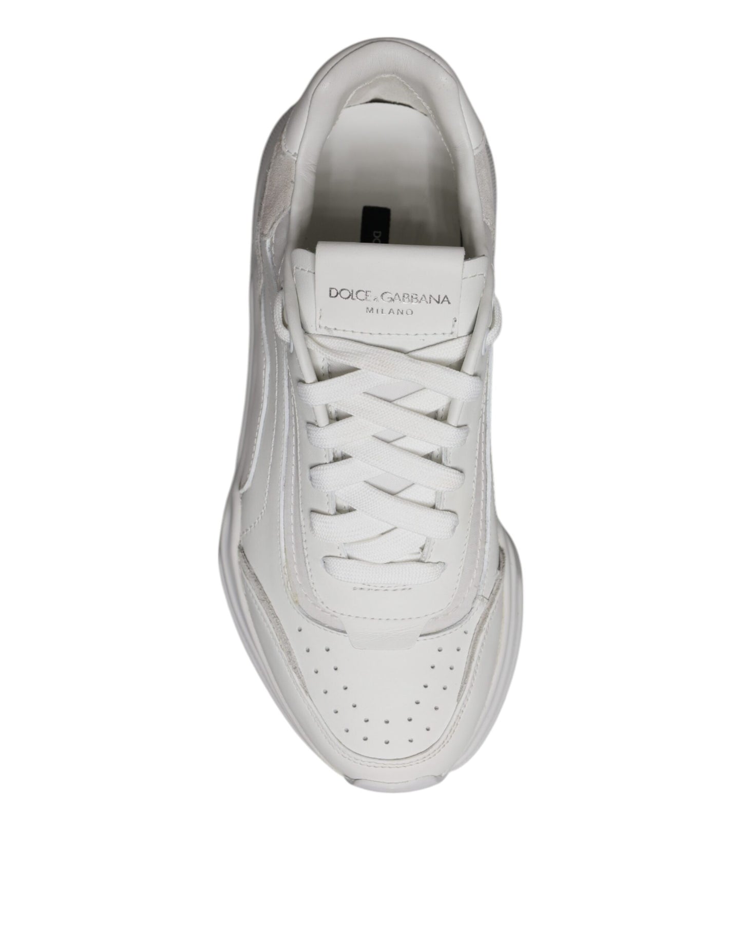 Dolce & Gabbana White Daymaster Low Top Sneakers for Men