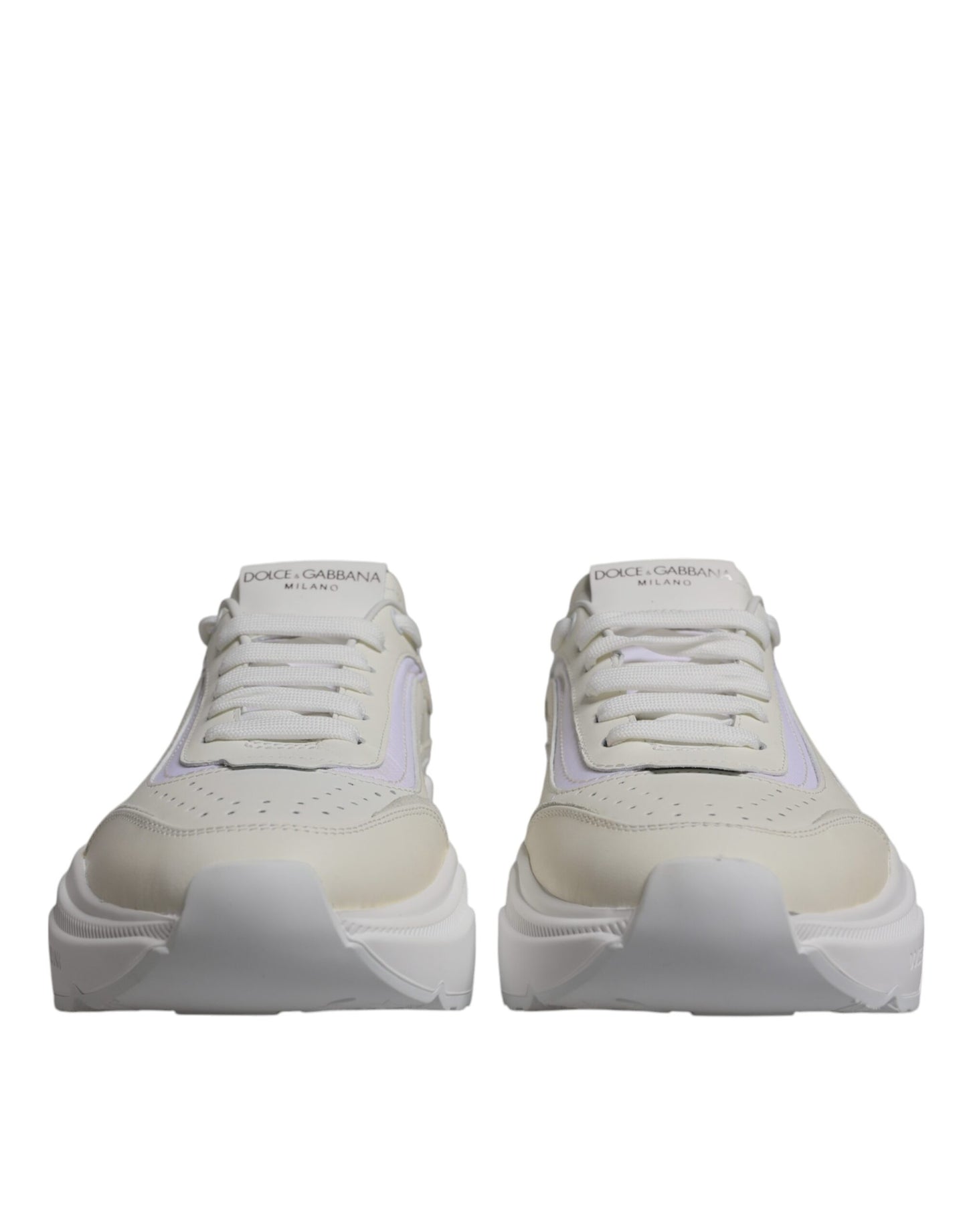 Dolce & Gabbana White Daymaster Low Top Sneakers