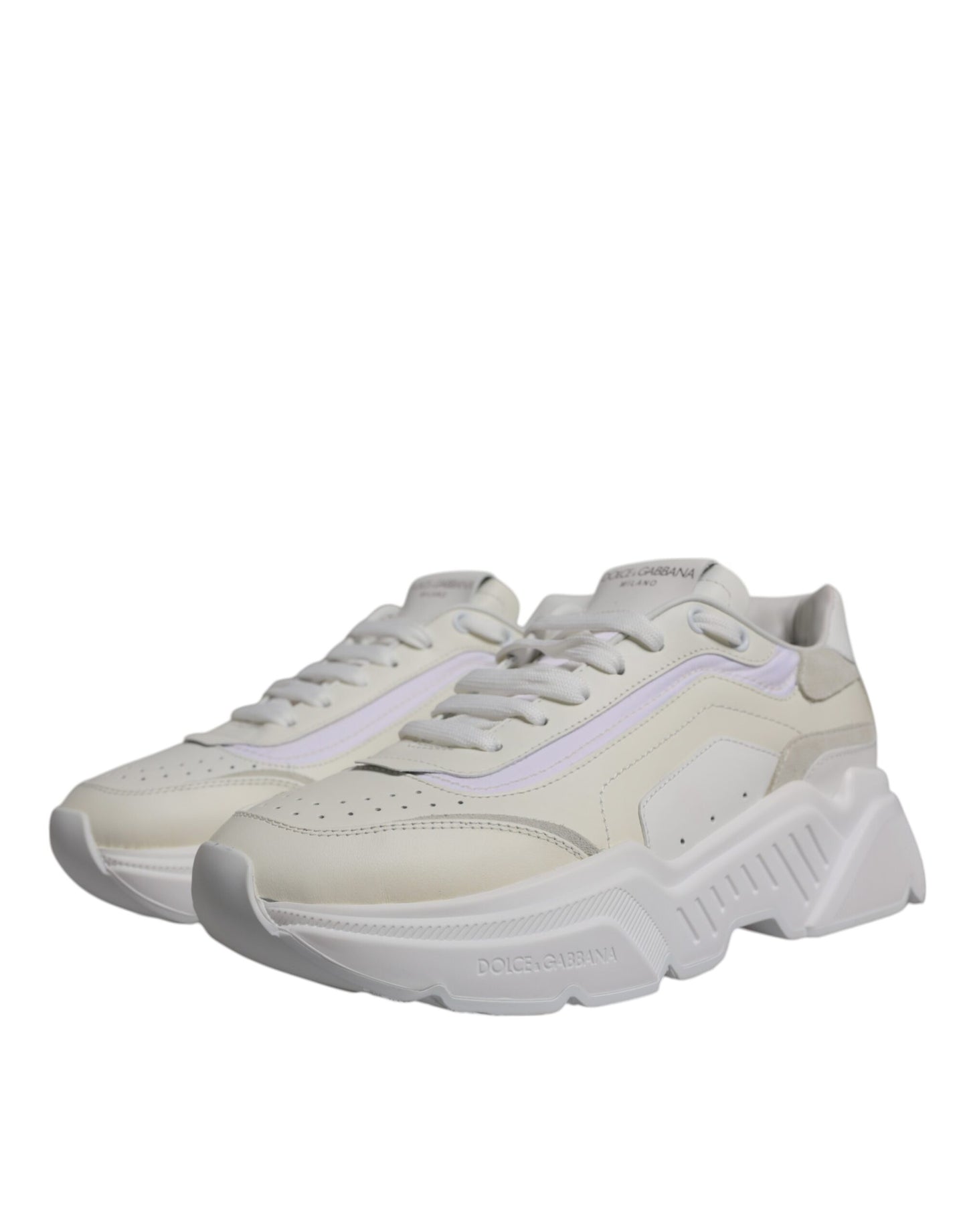 Dolce & Gabbana White Daymaster Low Top Sneakers