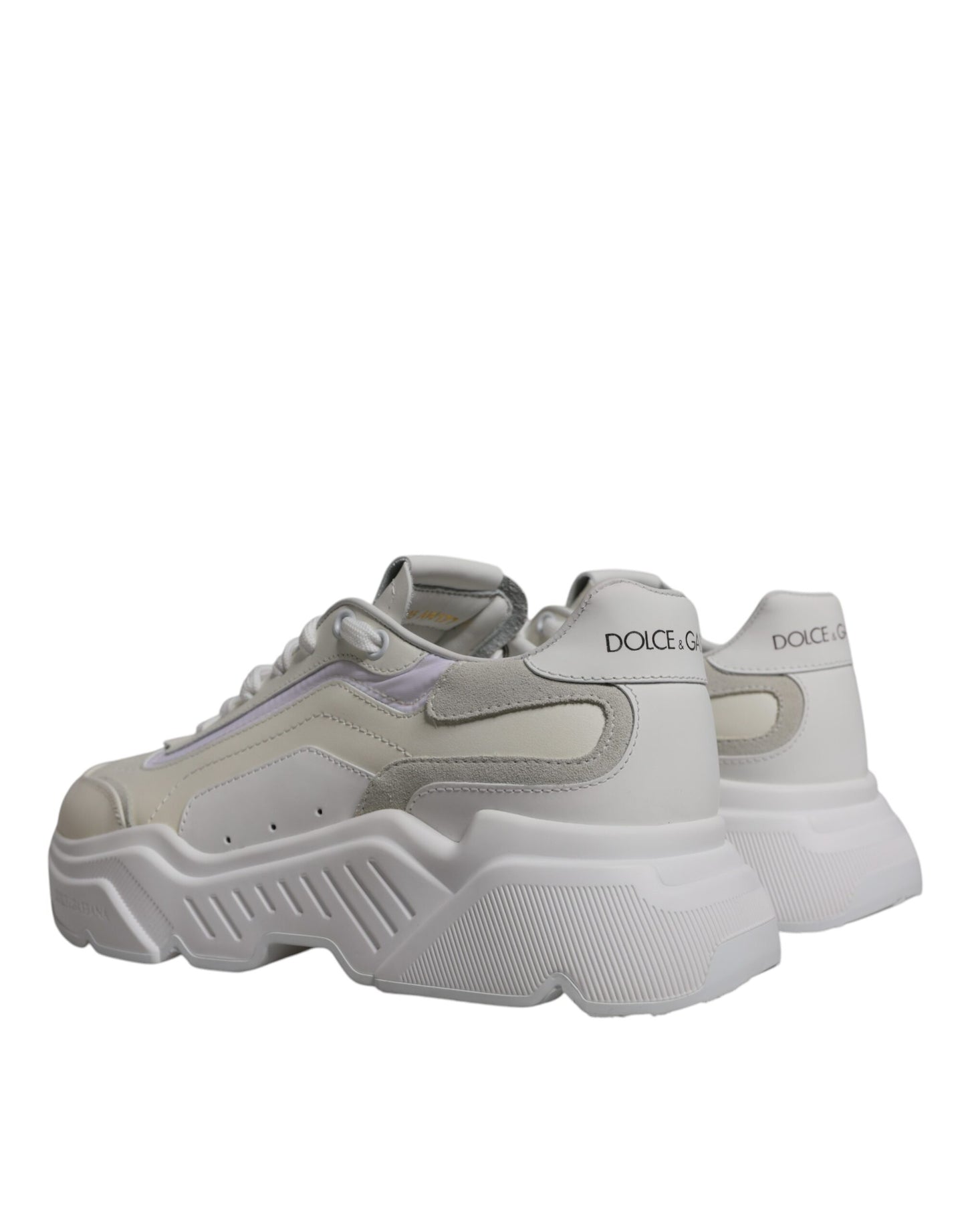 Dolce & Gabbana White Daymaster Low Top Sneakers
