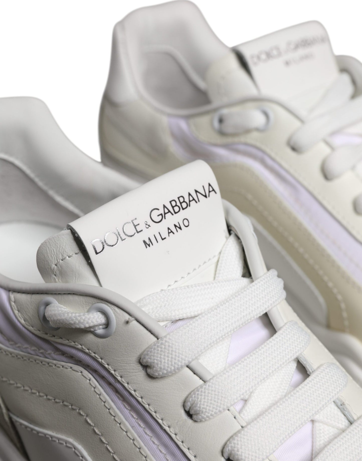 Dolce & Gabbana White Daymaster Low Top Sneakers