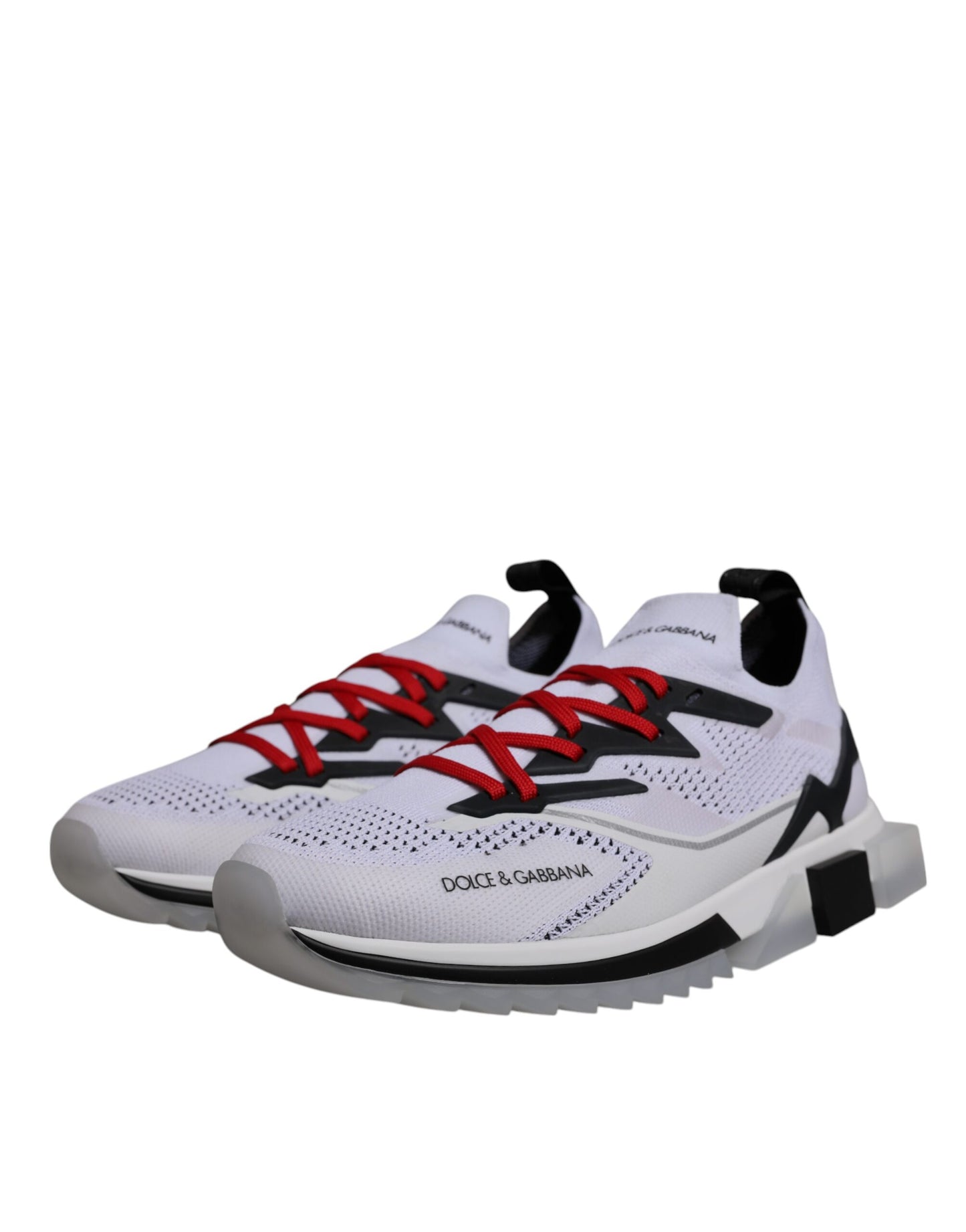 Dolce & Gabbana White SORRENTO Sport Stretch Sneakers