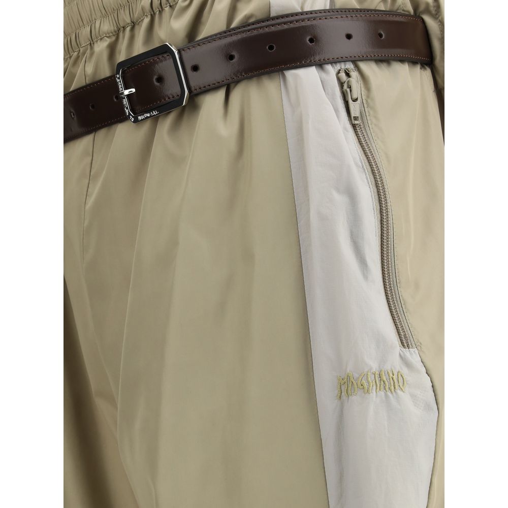 Magliano Nylon Pants with Built-in Belt