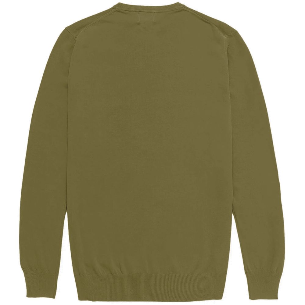 Refrigiwear Green Cotton Crewneck Sweater