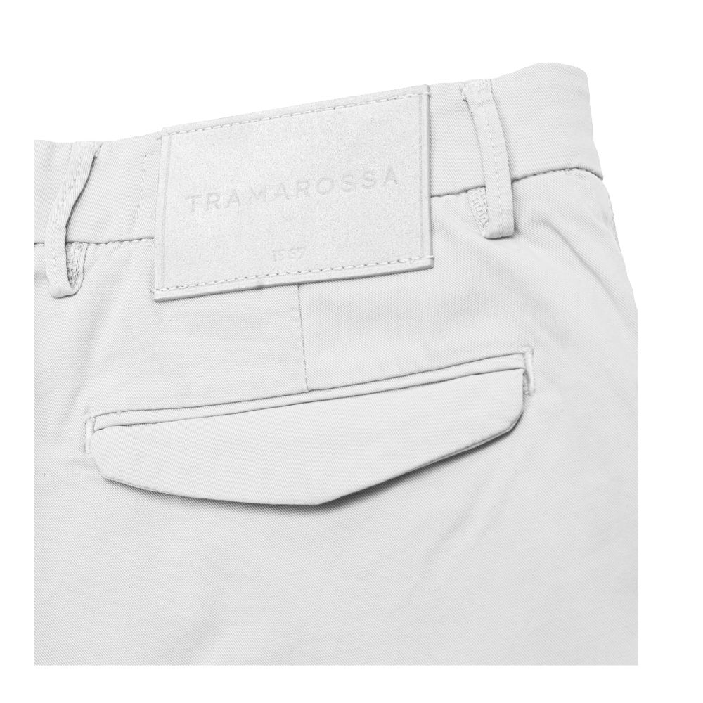 Tramarossa White Linen & Cotton Blend Shorts for Men