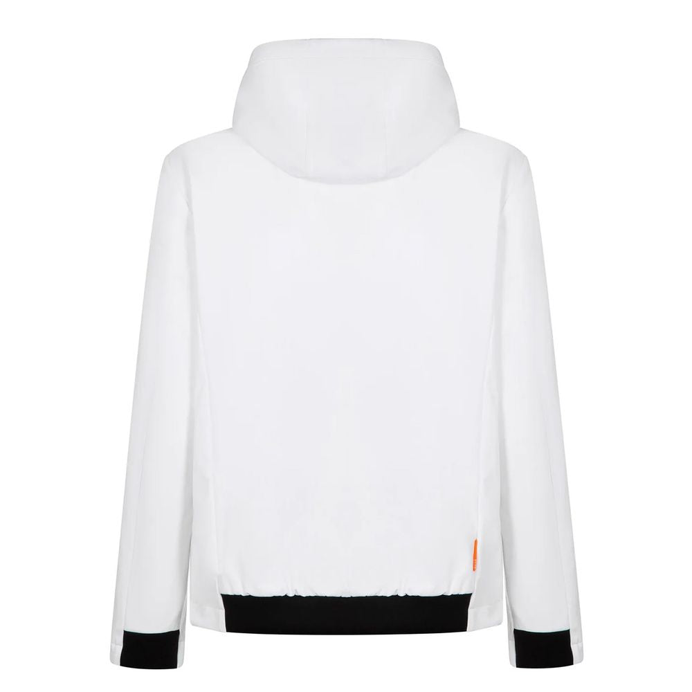 Suns White Appio Tag Windproof and Rain Jacket for Men