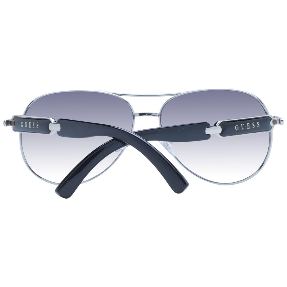 Guess Silver Aviator Gradient Lenses Sunglasses for Women