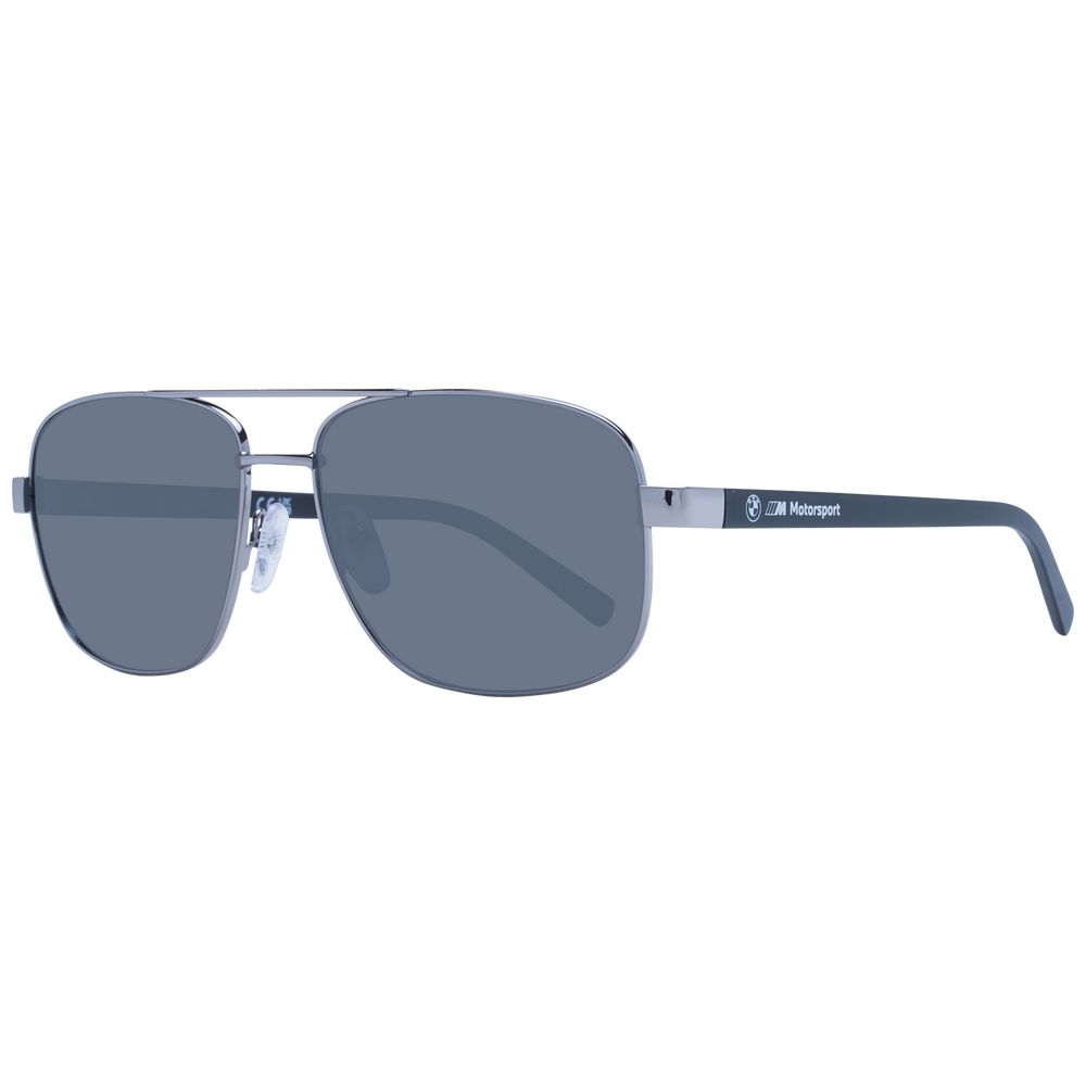 BMW Motorsport Silver Men's Aviator Sunglasses