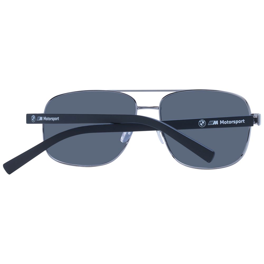 BMW Motorsport Silver Men's Aviator Sunglasses